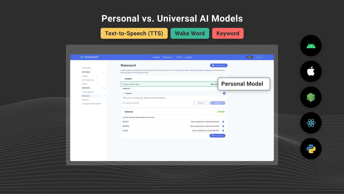 Spokestack Maker introduces sophisticated AutoML tools for creating personal AI models. What are they, and how should they be used?