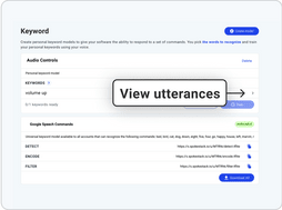 View utterances